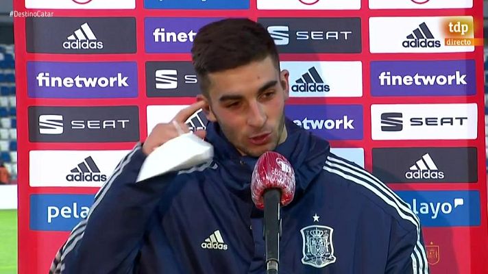 Fútbol - Georgia 1-2 España | Ferrán Torres: "Ha sido bonito volver a jugar con público"