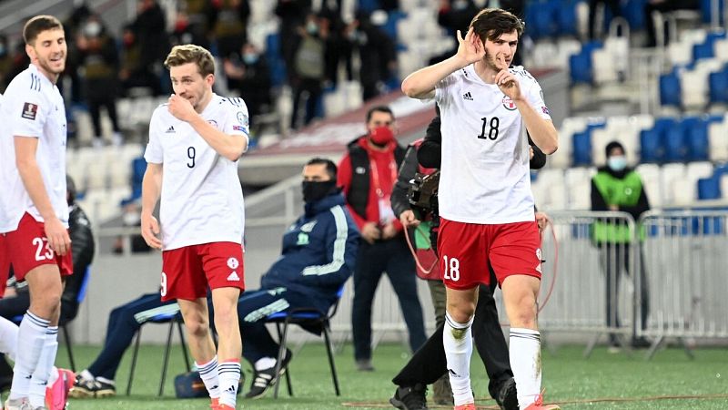 Georgia - España | Kvaratskhelia adelanta a los locales (1-0)