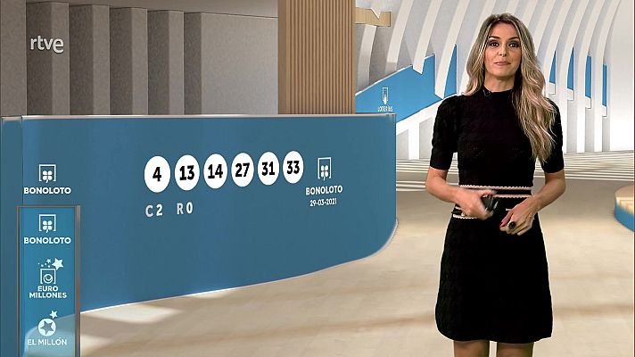 Loterías - Sorteo de la Bonoloto del 29/03/2021