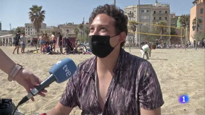 L'Informatiu - Mascareta obligatòria a la platja encara que es mantinguin distàncies