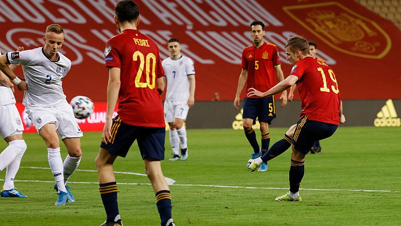 España - F. F. Kosovo | Golazo de Olmo por la escuadra (1-0) | Ver