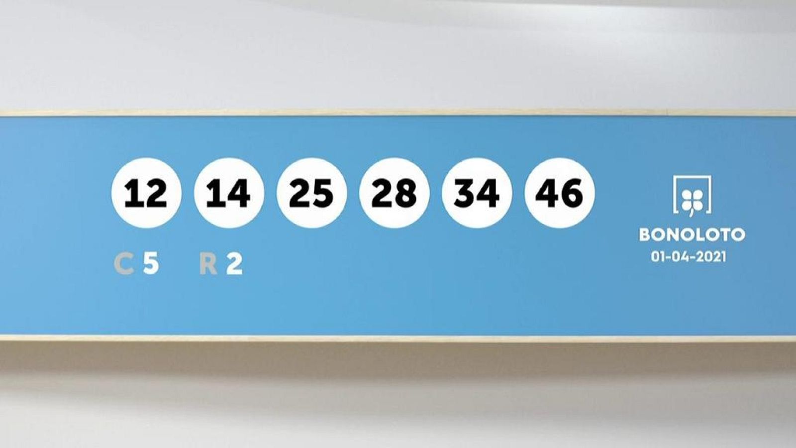 Sorteo de la Lotería Bonoloto del 01/04/2021 - Ver ahora