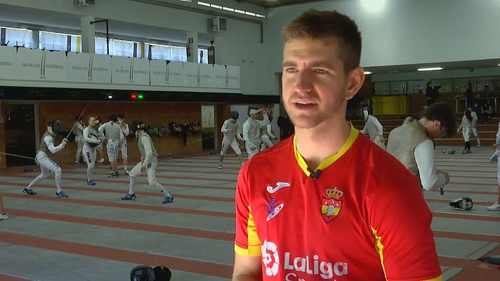 Telediario 1 - Carlos Llavador devuelve a la esgrima española a los JJ.OO.