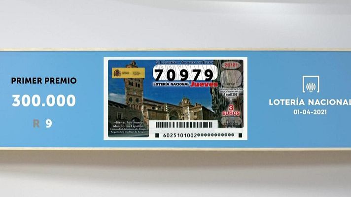 SELAE - Sorteo de la Lotería Nacional del 01/04/2021