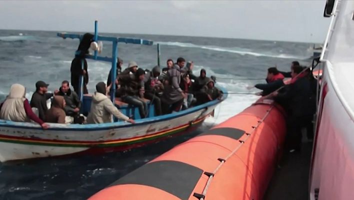 Telediario 1 - Frontex, cada vez más cuestionada ante la falta de transparencia