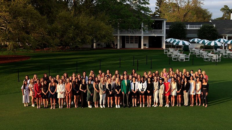 Carolina López Chacarra cumple su sueño de jugar en el Augusta National
