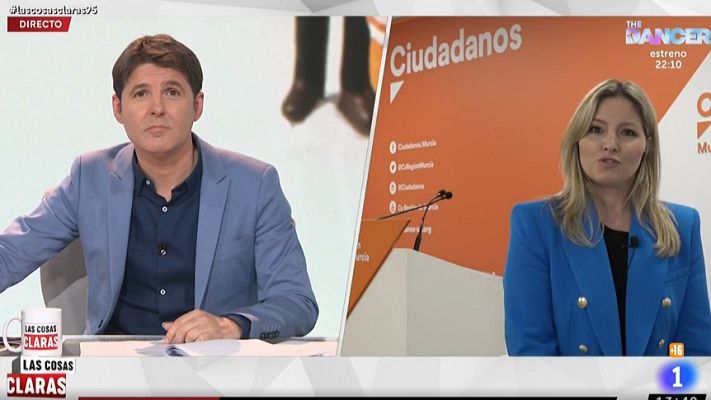 Las cosas claras - Martínez Vidal, de Ciudadanos: "En vista de los acontecimientos, la decisión de formar Gobierno en Murcia con el PP fue errónea"