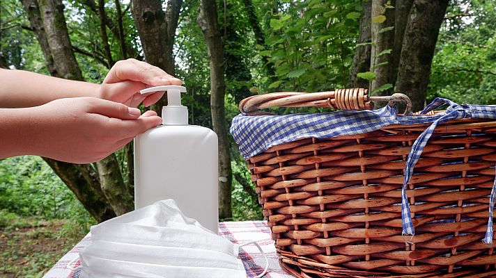 Telediario 1 - La pandemia y el buen tiempo ponen los pícnics de moda