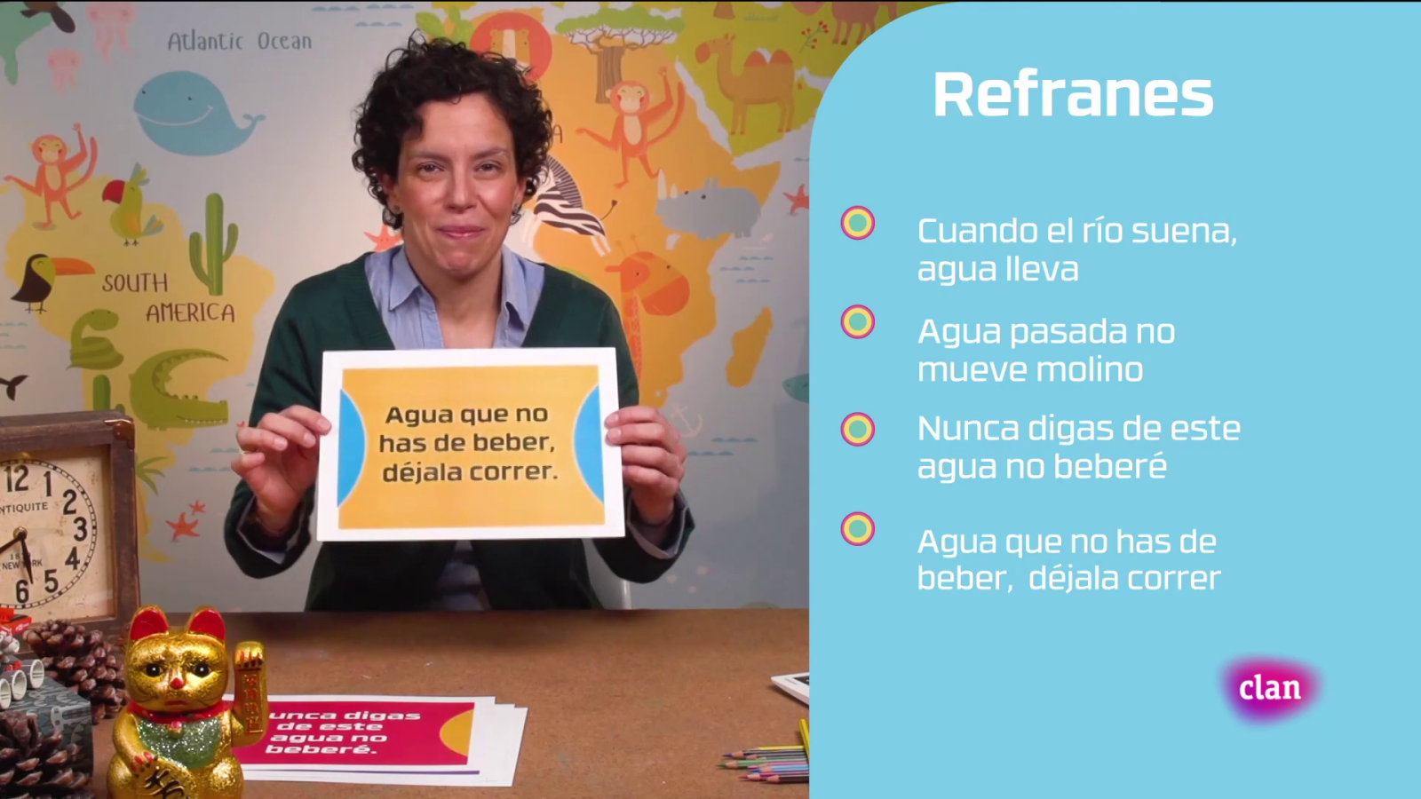 Aprendemos en Clan - CIENCIAS SOCIALES - Refranes - RTVE.es - Aprendemos en Clan | Ver