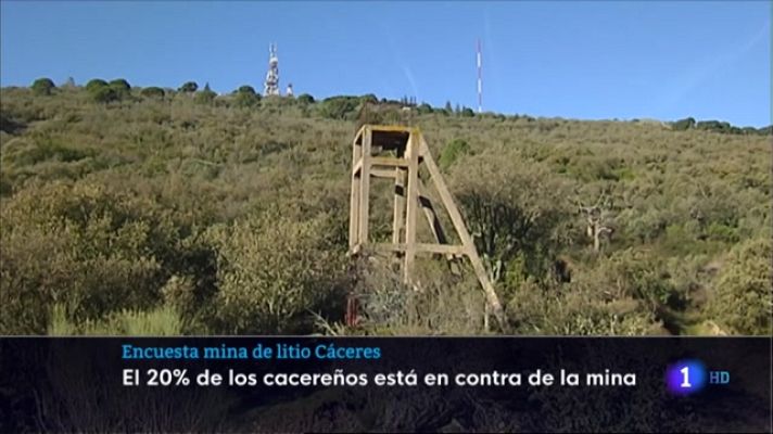 Noticias de Extremadura - Encuesta mina de litio Cáceres