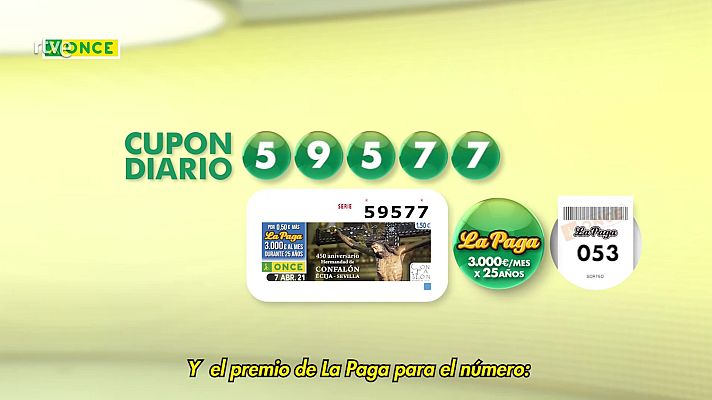 Sorteos ONCE - Sorteo ONCE - 07/04/21