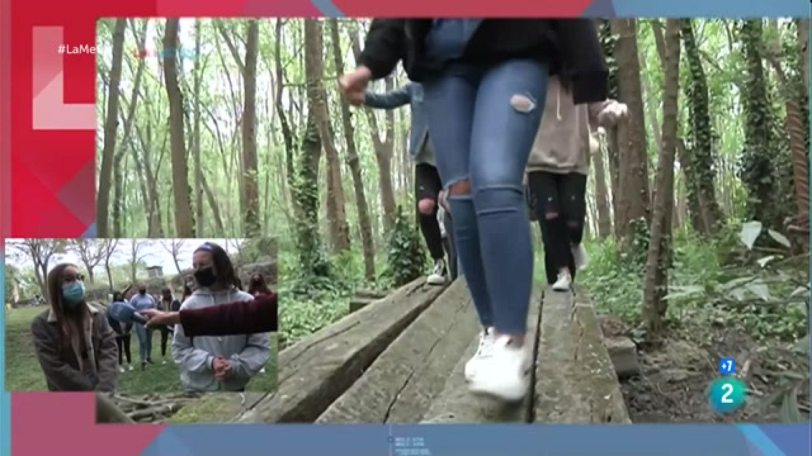 Entrevista a joves de GreenPala, guanyadores del Premi Joves pel demà, amb una proposta d'arranjament de la zona del molí de Palafolls