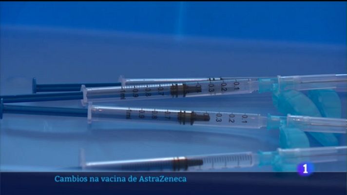 Telexornal - Galicia - Suspendidas as vacinas de AstraZeneca previstas hoxe a menores de 60 anos