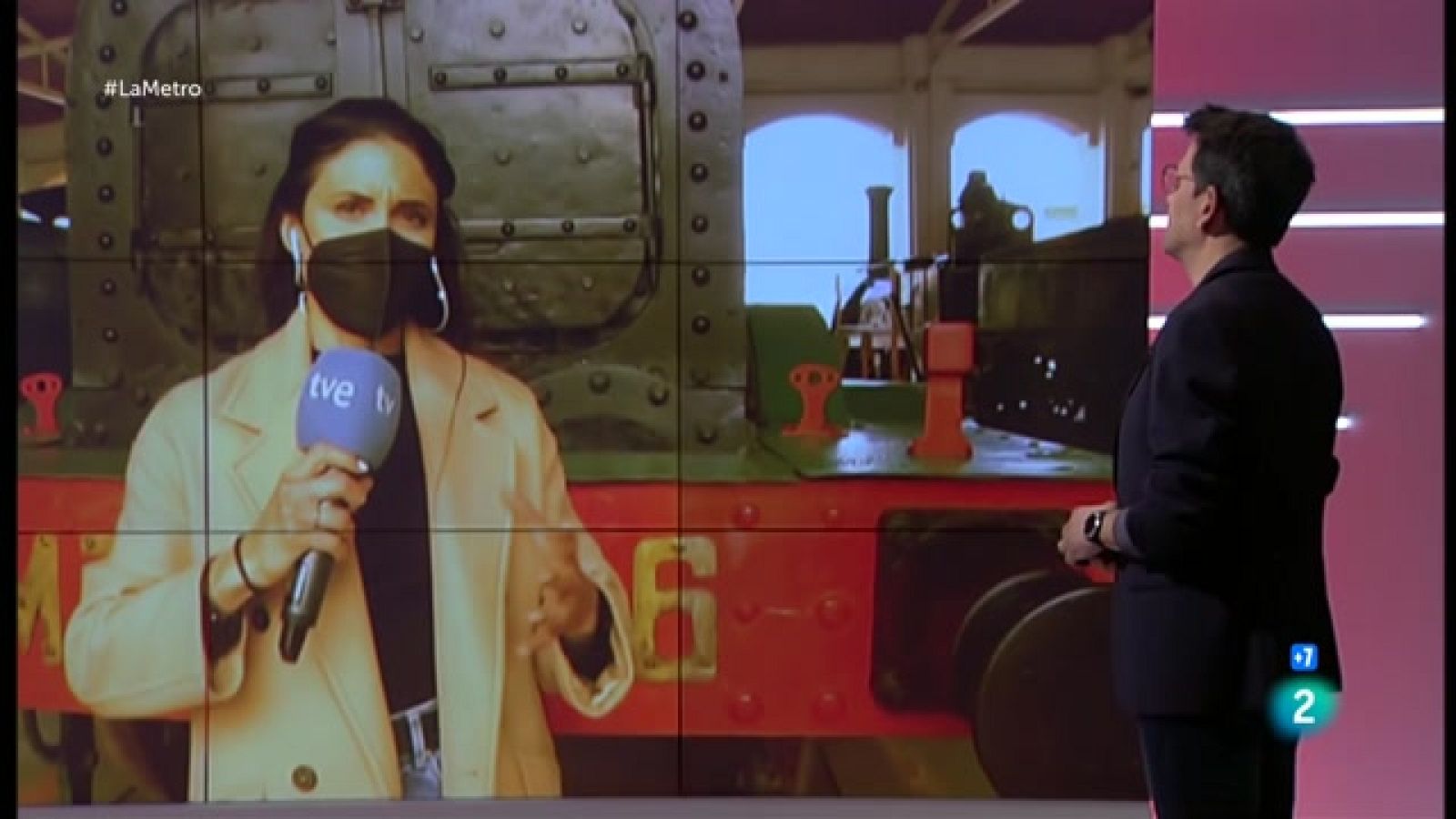 Visita al Museu del Ferrocarril de Catalunya a Vilanova i la Geltrú i entrevista