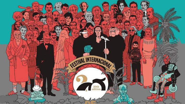 Telediario 1 - Comienza el Festival de Cine de Las Palmas, que mezcla lo digital y lo presencial