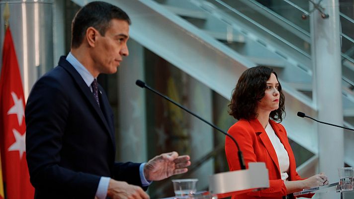 Telediario 1 - Las cifras de la pandemia centran el debate político de la precampaña madrileña