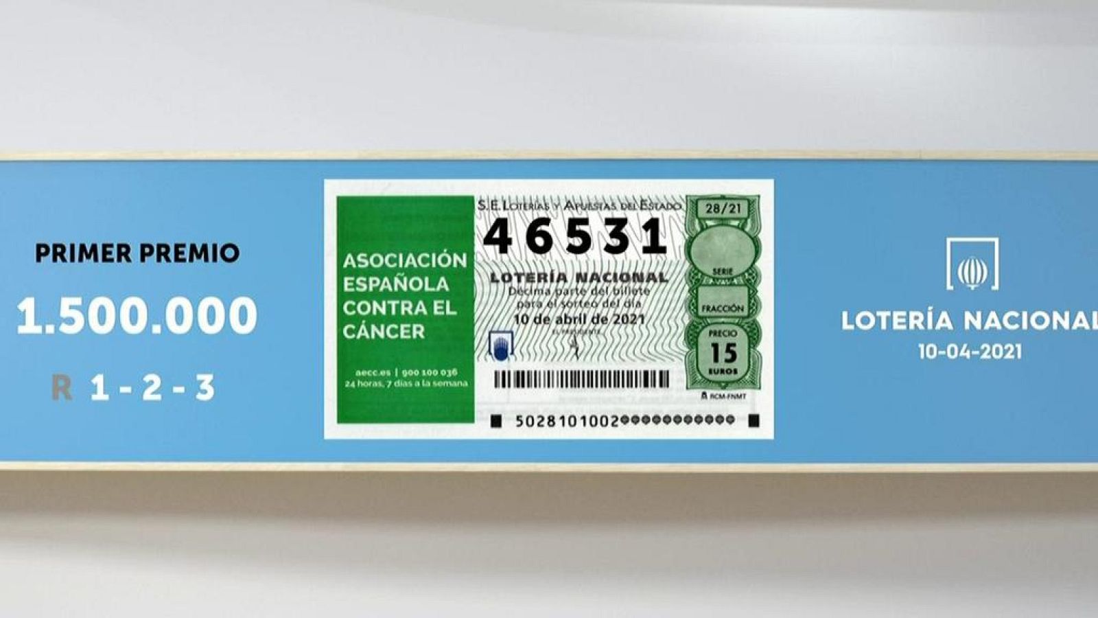 Sorteo de la Lotería Nacional del 10/04/2021 - Ver ahora