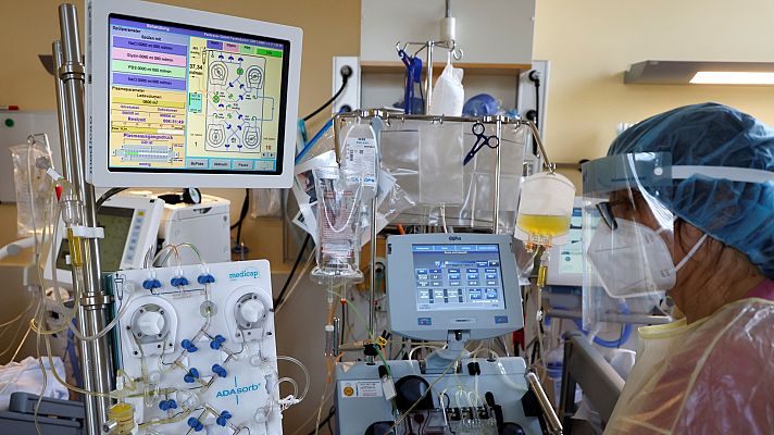 Telediario 1 - Merkel quiere centralizar la gestión de la pandemia en Alemania