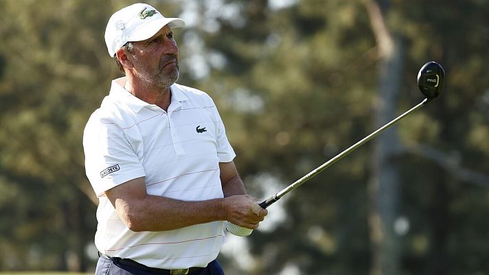 Telediario 1 - Chema Olazábal se emocionó al recordar a Seve en el Masters de Augusta
