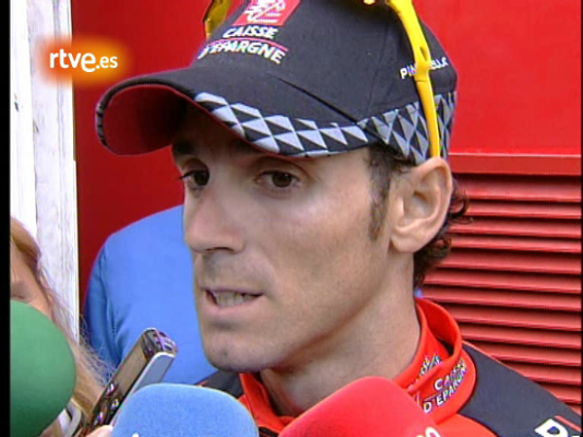 Vuelta ciclista a España - "Me he librado de Evans"