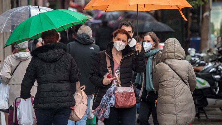 El tiempo - Continúan las lluvias, chubascos y tormentas en la Península