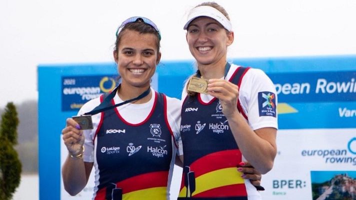 Telediario 1 - Aina Cid y Virginia Díaz, bronce en dos sin timonel en el Europeo de remo
