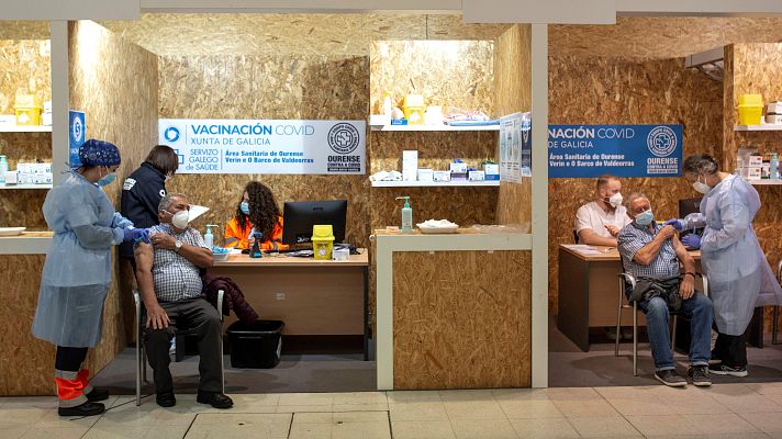 Telediario 1 - La vacuna de Janssen se destinará a personas de entre 70 y 79 años