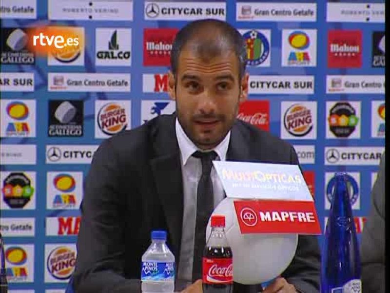 Pep: 'El Getafe fue un gran equipo'