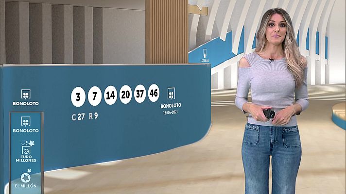 Loterías - Sorteo de la Bonoloto del 12/04/2021