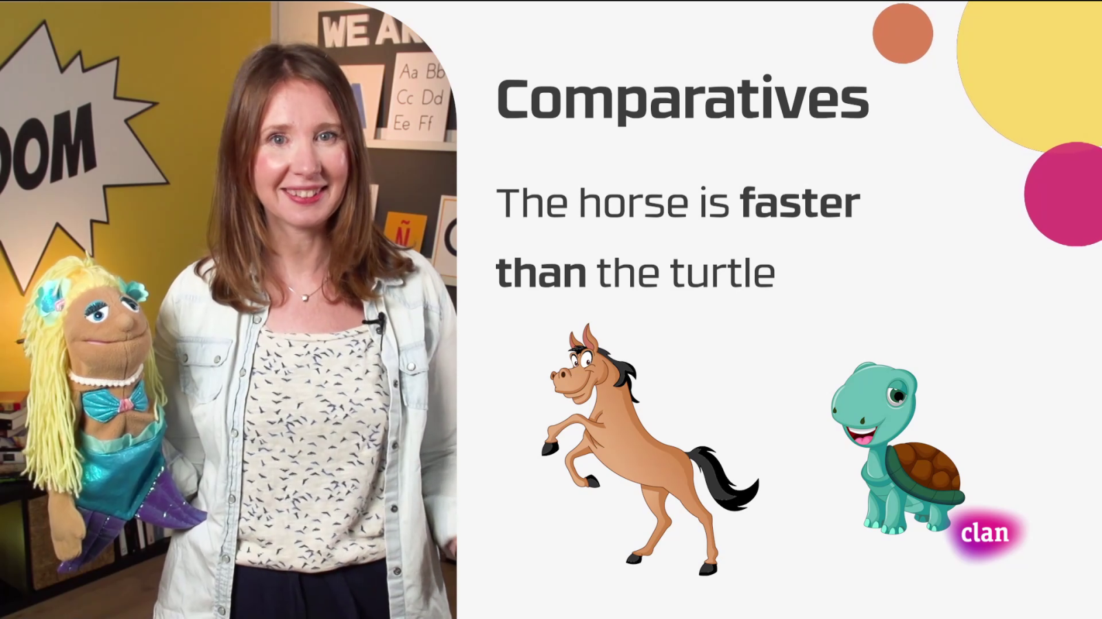 Aprendemos en Clan - INGLÉS - Comparatives adjectives - RTVE.es - Aprendemos en Clan | Ver