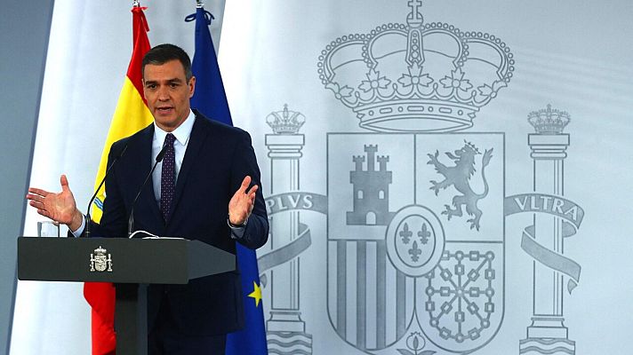 Telediario 1 - Sánchez presenta el Plan de Recuperación