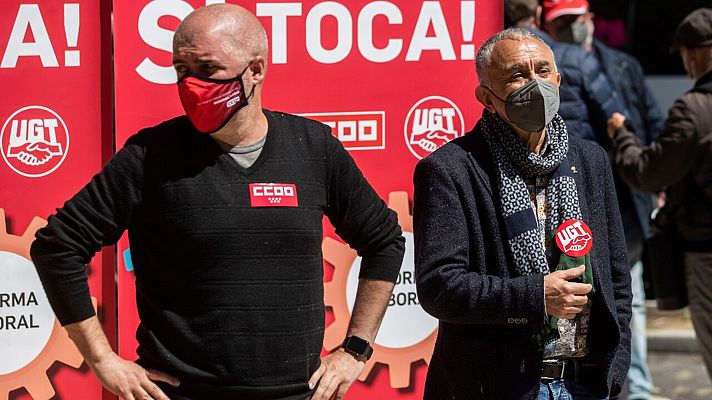 Telediario 1 - Críticas a la propuesta de reforma de las pensiones