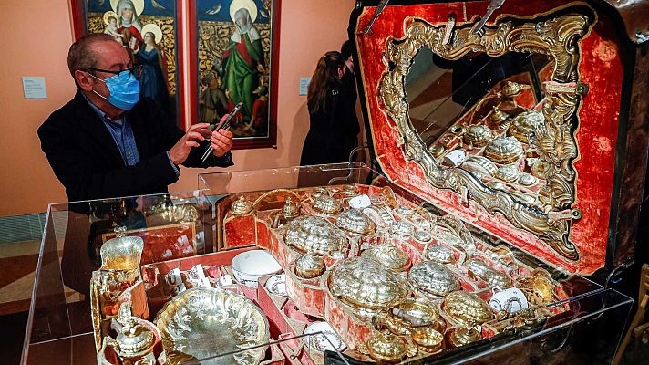 Telediario 1 - El Museo Thyssen celebra el centenario del barón mostrando los tesoros familiares