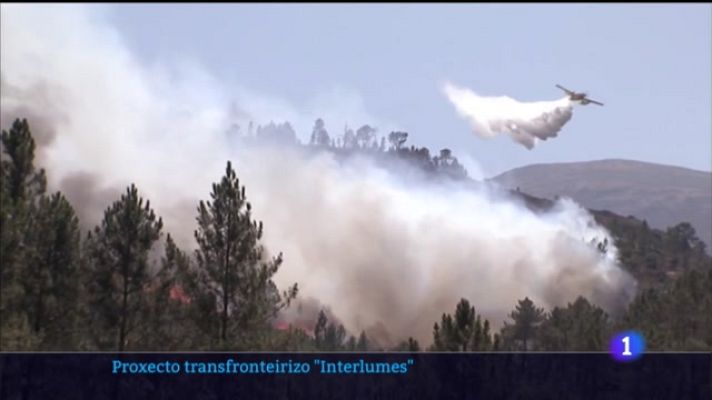 Telexornal - Galicia - Base aérea transfronteiriza "Interlumes", en Oimbra e Verín