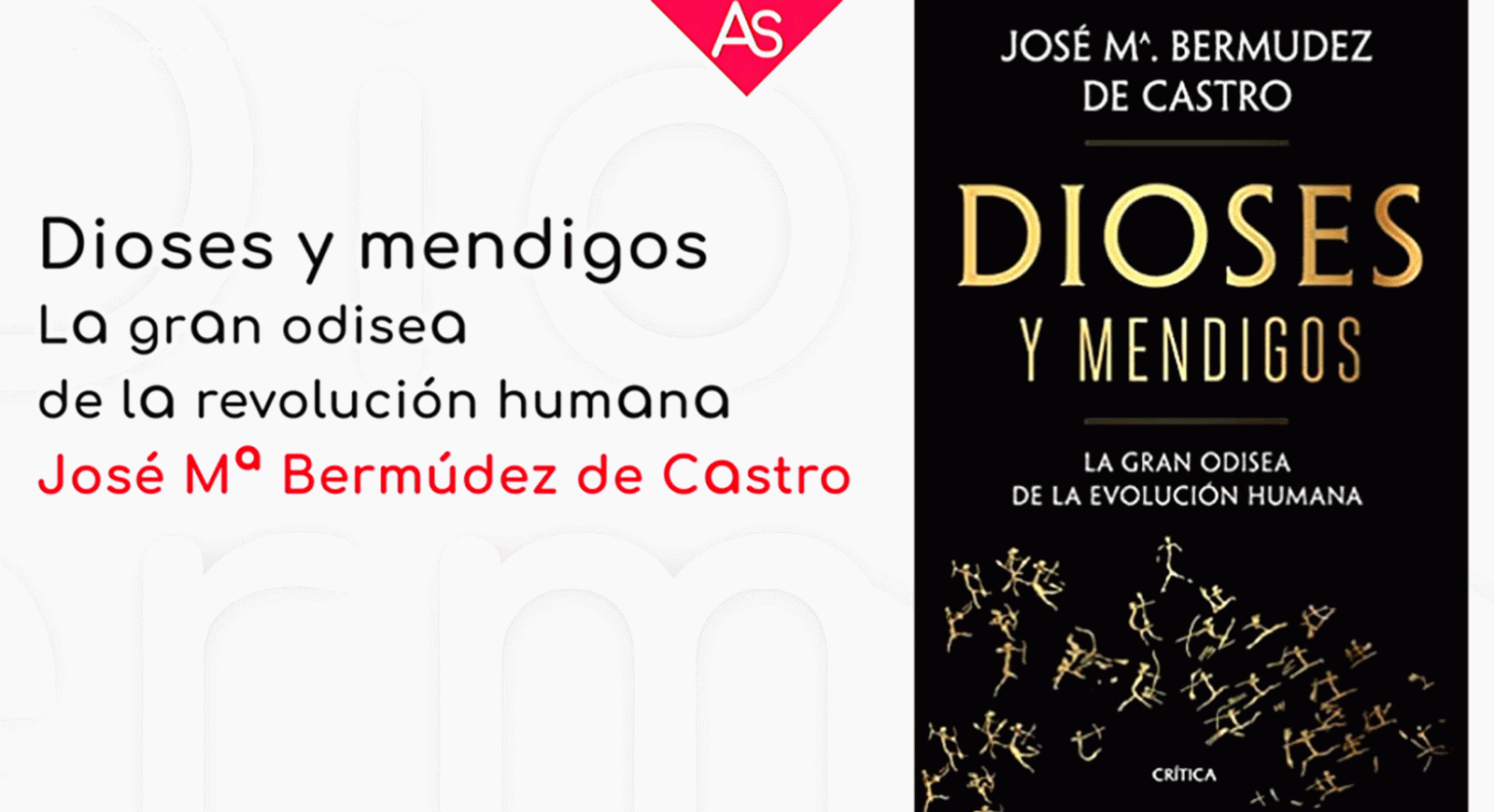 La aventura del saber Dioses y mendigos la gran odisea de la evolucion humana paleontologia #AventuraSaberLibros