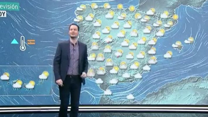Telediario 1 - Las temperaturas máximas subirán en el interior noroeste peninsular