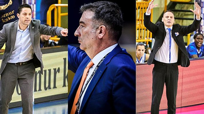 Baloncesto en RTVE - Tres entrenadores españoles en la Final Four de la Euroliga femenina: "Si fuera masculino, abriríamos telediarios"