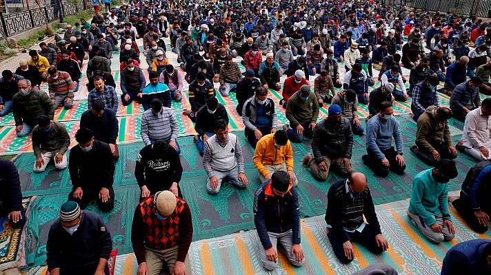 Telediario 1 - Segundo Ramadán en pandemia: toques de queda y se limitan las reuniones familiares