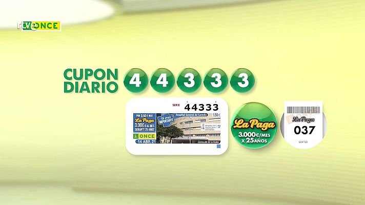 Sorteos ONCE - Sorteo ONCE - 14/04/21