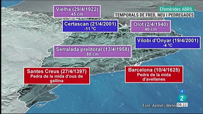 Cafè d'idees - El fred i la neu a l'abril ja tenen precedents