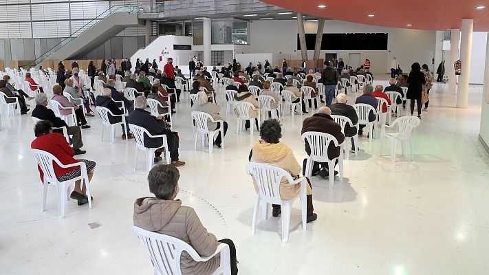 Telediario 1 - La campaña de vacunación se acelera en España