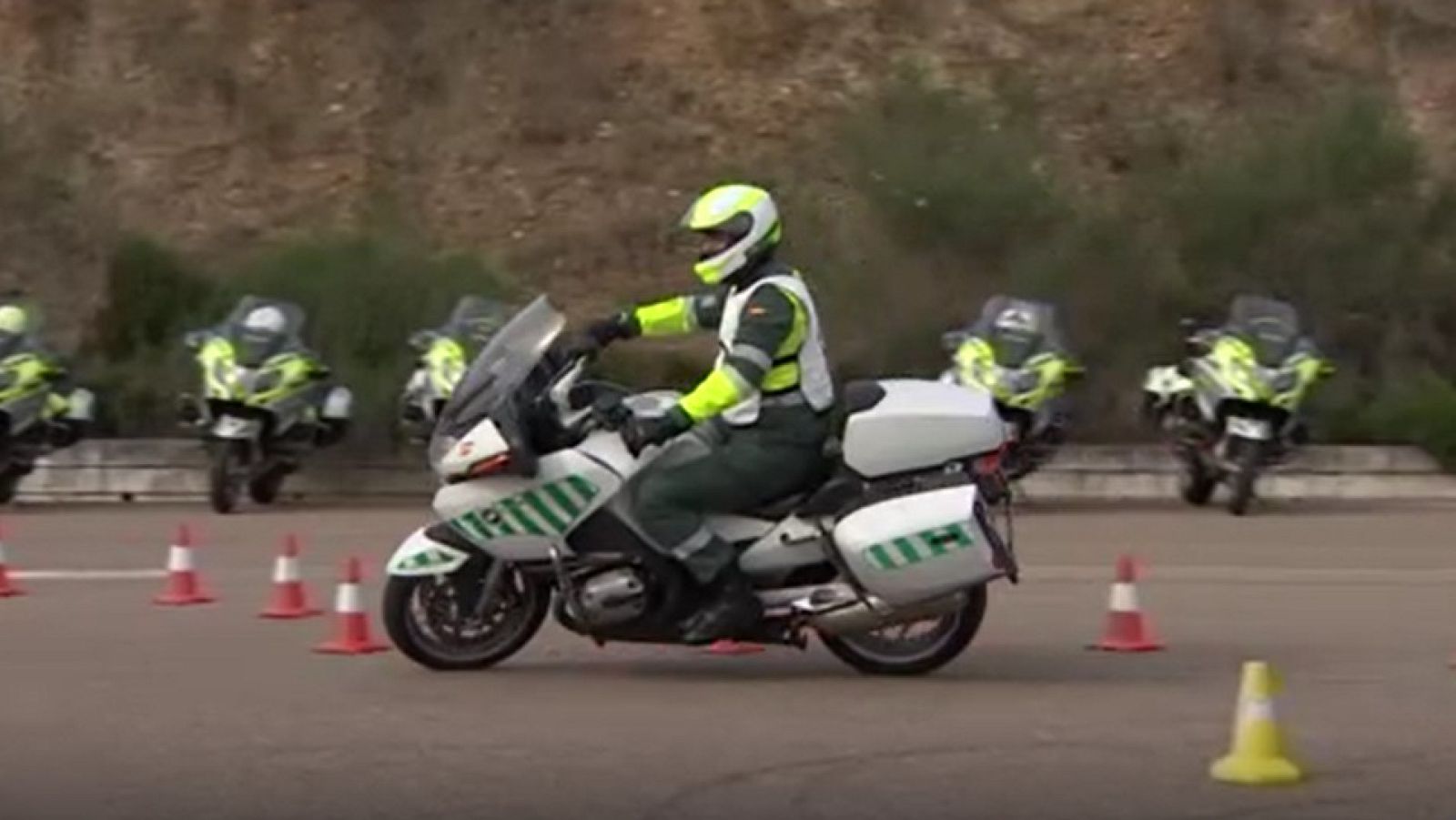 El 'casting' de la Guardia Civil para la Vuelta a España