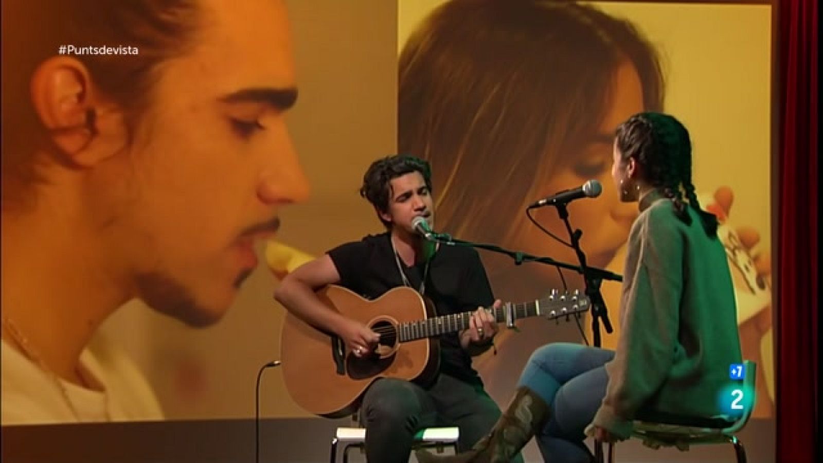 els músics Julia Medina i Gonzalo Hermida