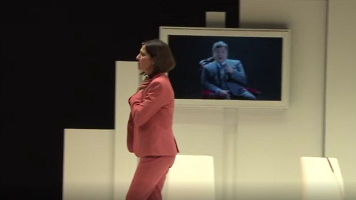 Telediario 1 - Natalia Millán vuelve al teatro con la comedia 'El Mensaje'