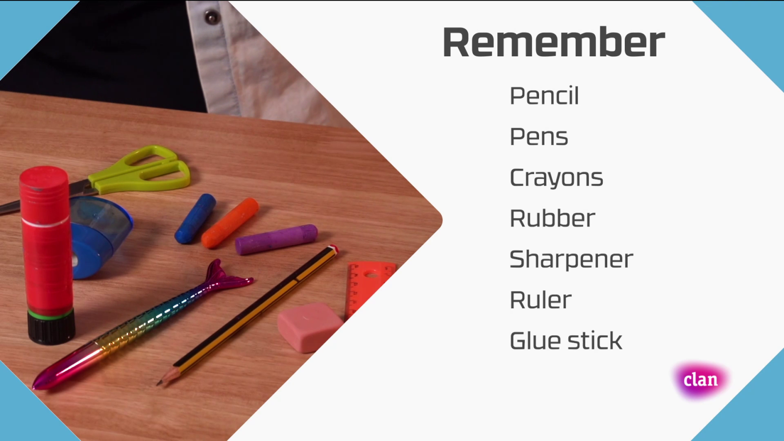 Aprendemos en Clan - INGLÉS - What¿s in your pencil case? - RTVE.es - Aprendemos en Clan | Ver