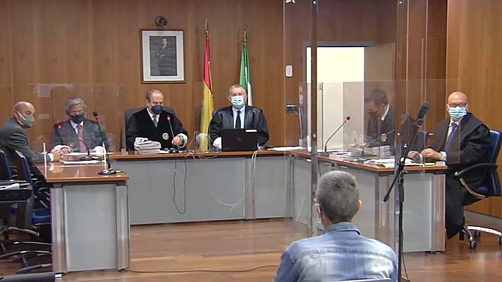 Telediario 1 - Declara la mujer que quedó tetrapléjica al huir de su pareja saltando por una ventana