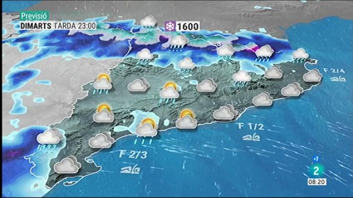 Cafè d'idees - Cel tapat, alguns ruixats i més fresca al migdia