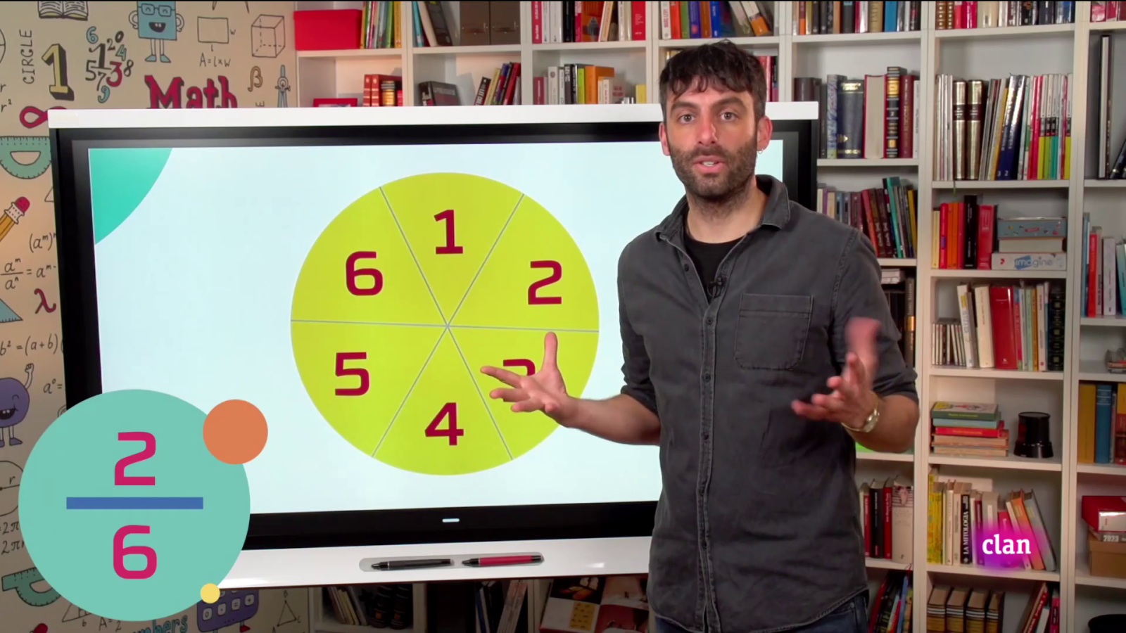 Aprendemos en Clan - MATEMÁTICAS - Introducción a las fracciones - RTVE.es - Aprendemos en Clan | Ver