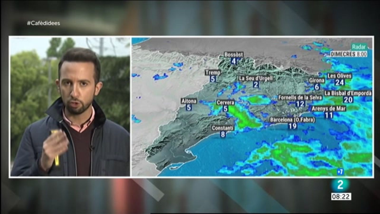 El Temps a Catalunya (21/4/21) | RTVE Catalunya - Cafè d'idees | Veure