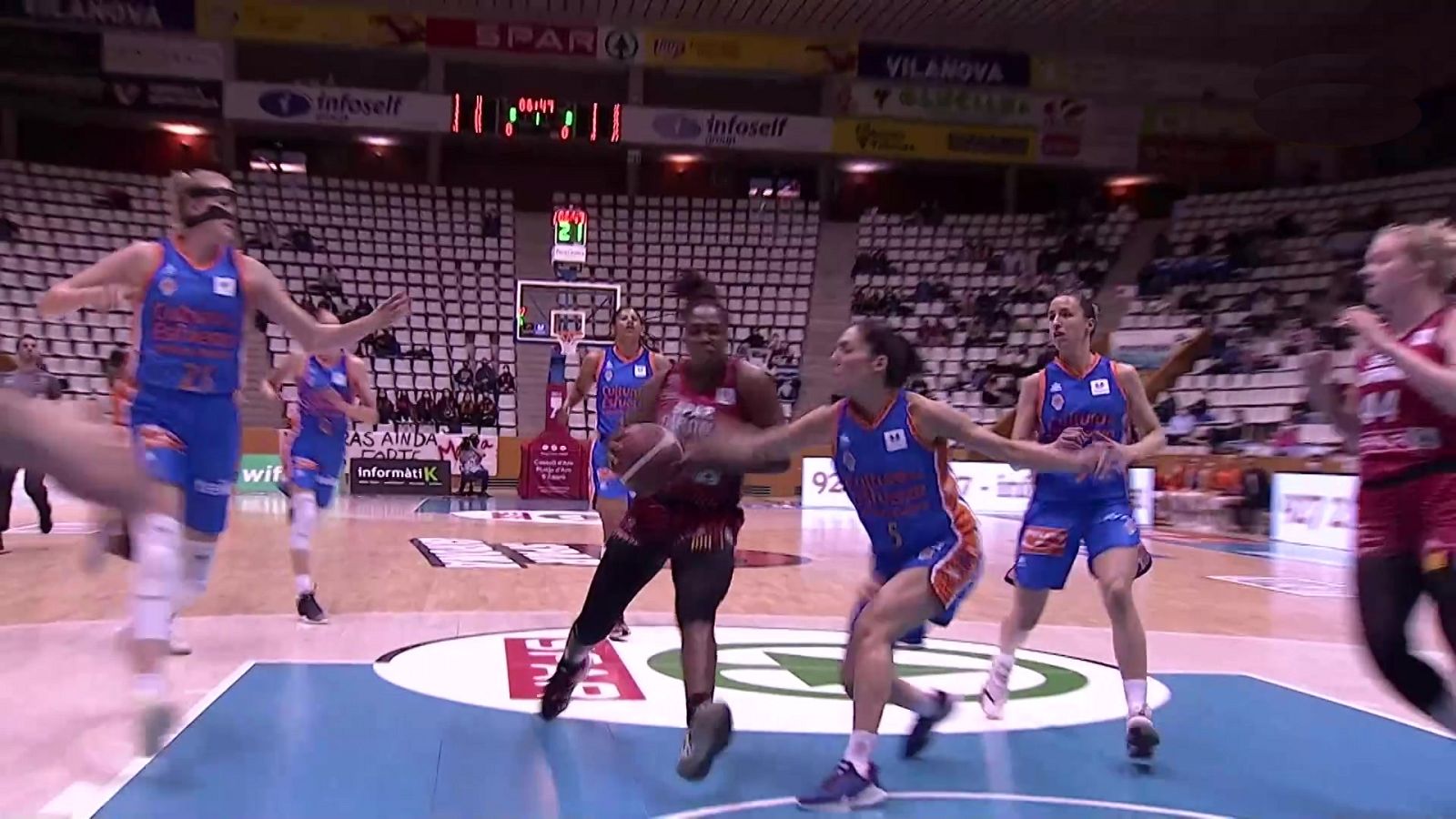 Baloncesto - Liga femenina Endesa. Play off Semifinal ida: Spar Girona - Valencia Basket - ver ahora
